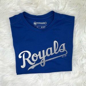 NWT ‘47 Brand ‘47 Forward Dri-Fit Kansas City Royals Tee, Blue, Medium